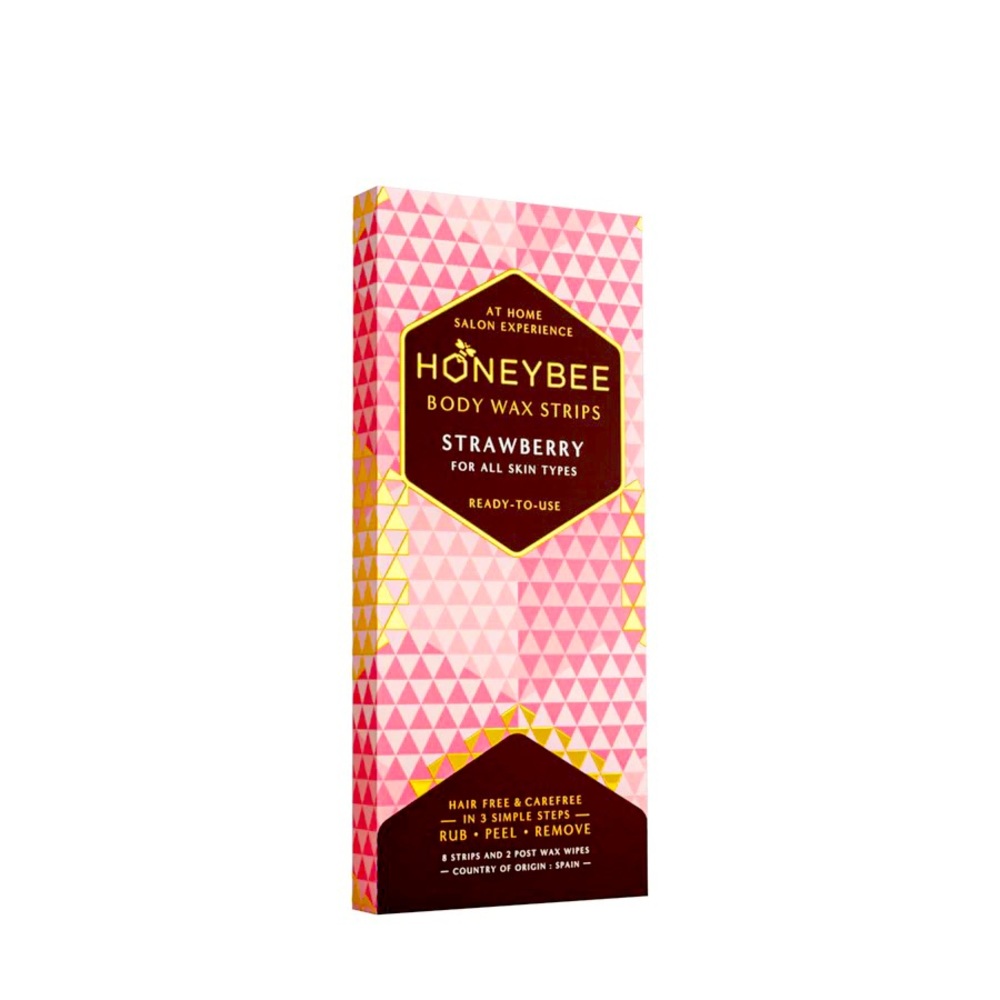 Ready to Use - Body Wax Strips (Strawberry)